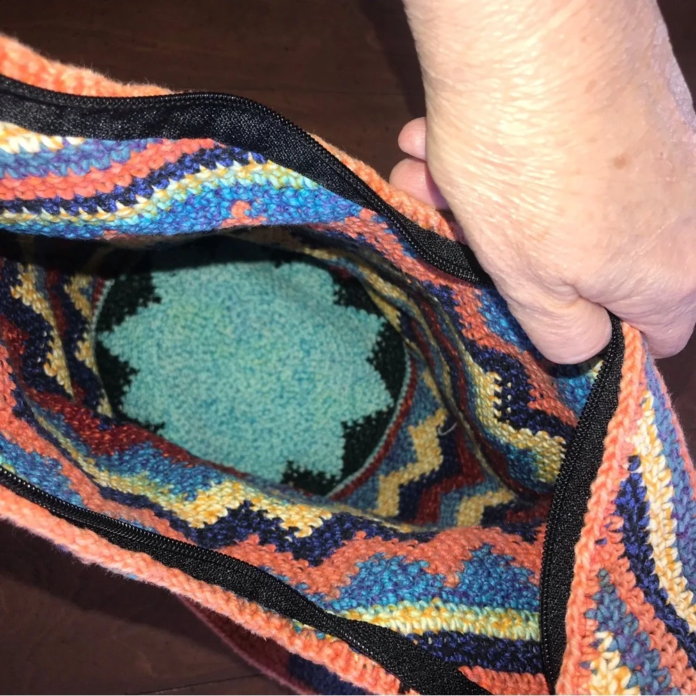 Boho‎ Hippie Bucket Bag Purse Colorful